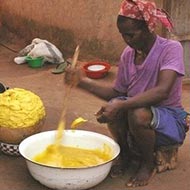 The making of shea butter